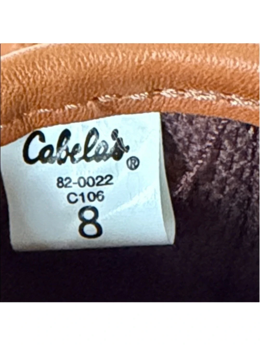 Cabela's Men's Chelsea Leather Steel Shank Insulated Duck Boots Size 8 Pull-On